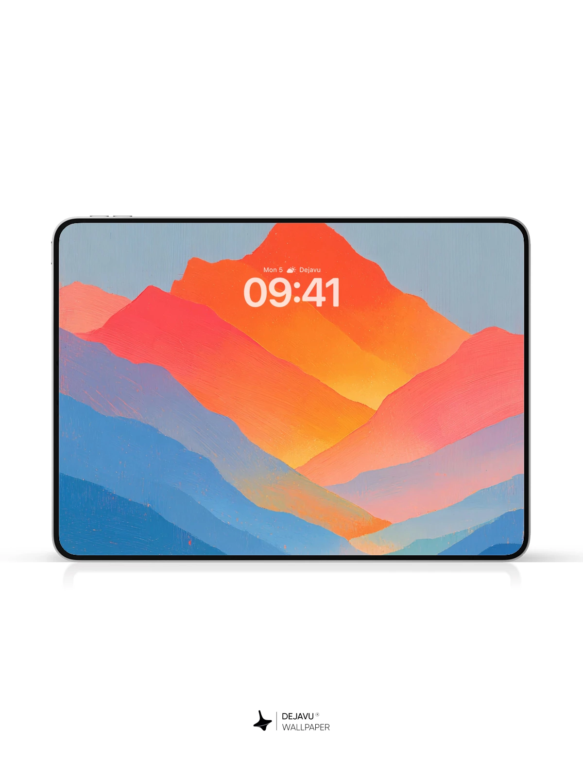 Gradient Mountain Silhouettes 8K Wallpaper for iPhone & Android