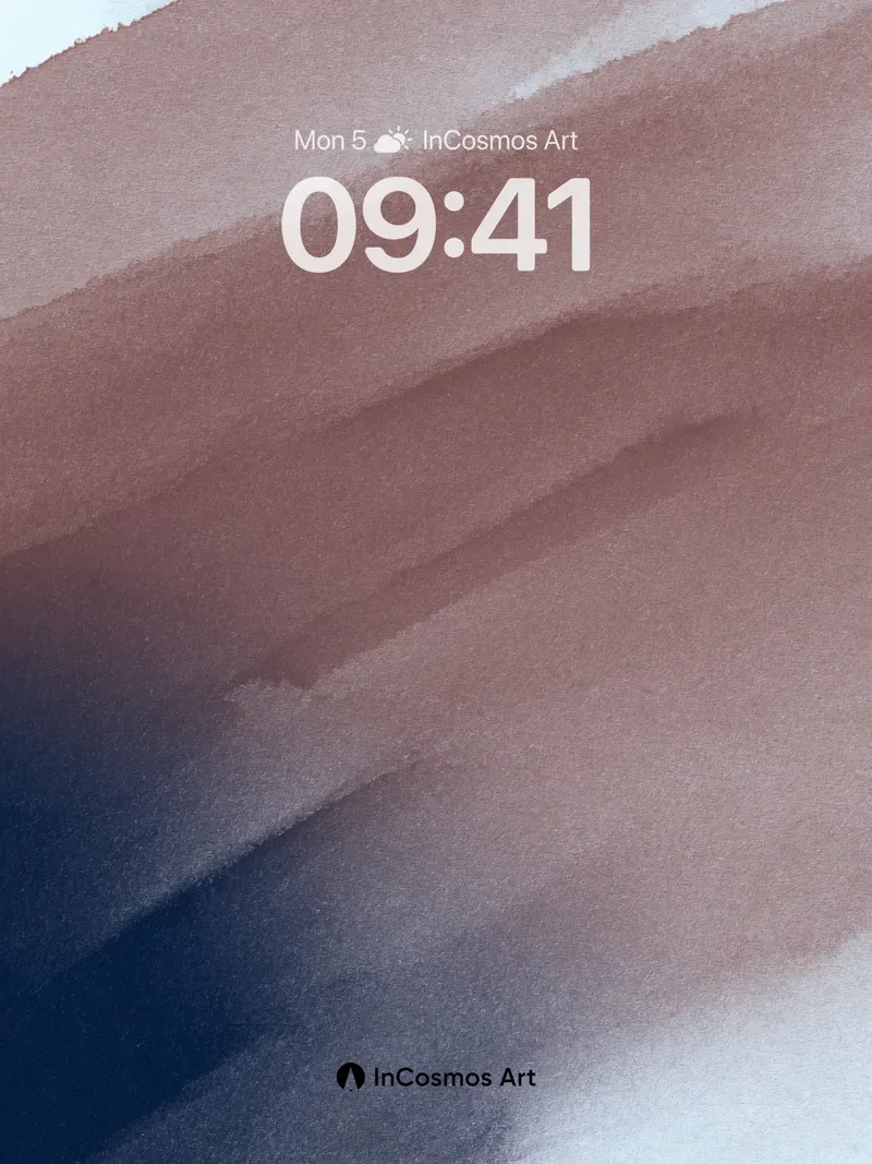 Serene Horizon Wallpaper with Soft Gradient