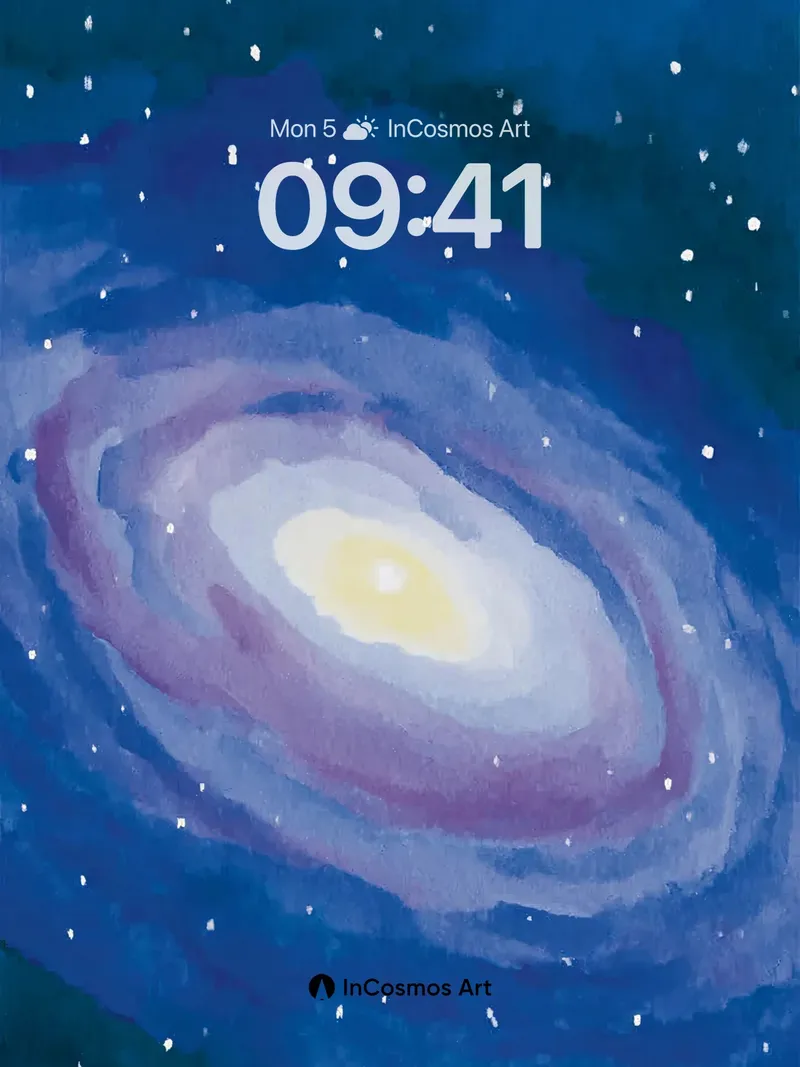 Soft Nebula Wallpaper with Starry Haze