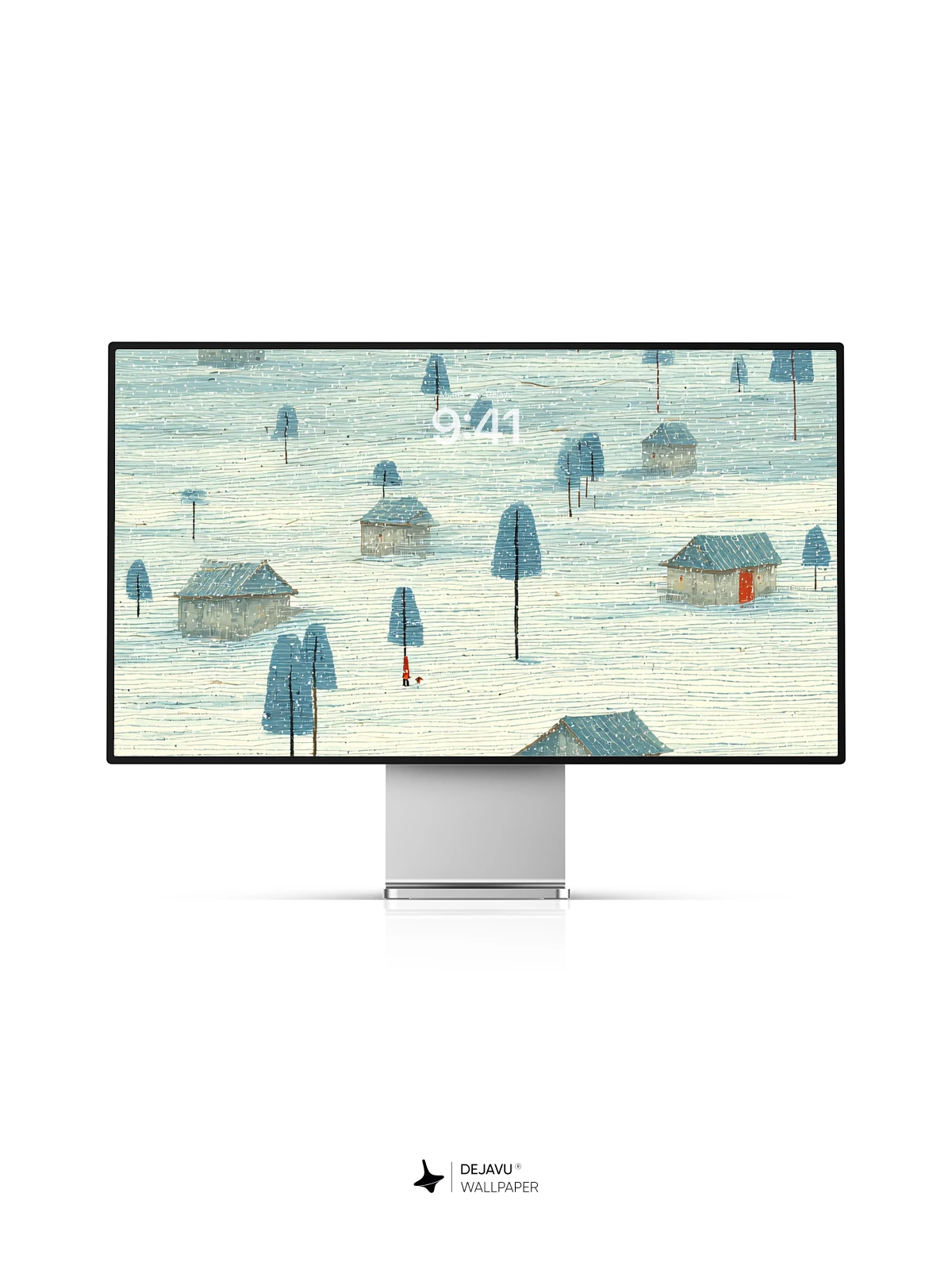 Serene Winter Wonderland 8K Wallpaper