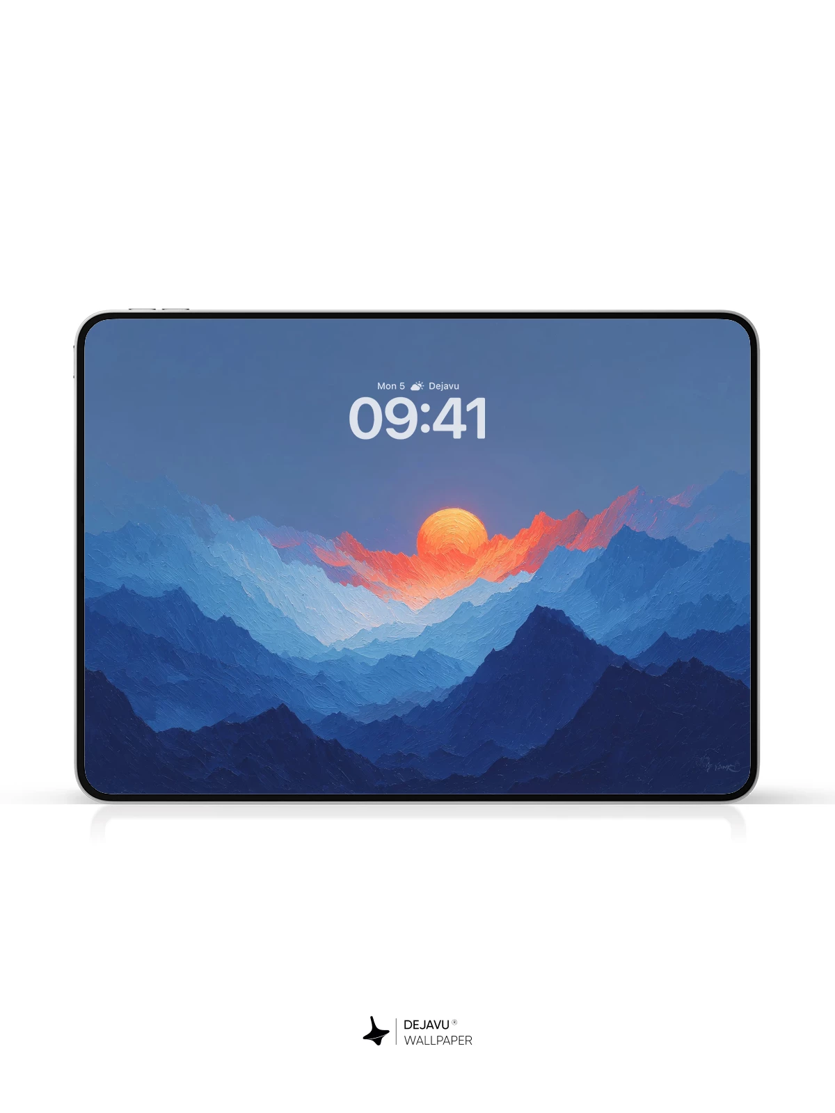 Sunset Mountain Range 8K Wallpaper for Phone