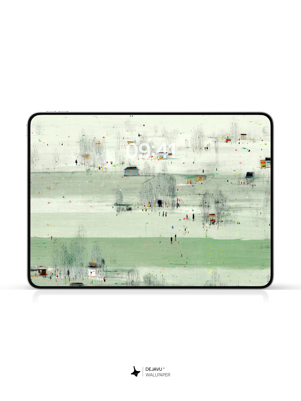 Wu Guanzhong Inspired Ink Wash Landscape Wallpaper 8K