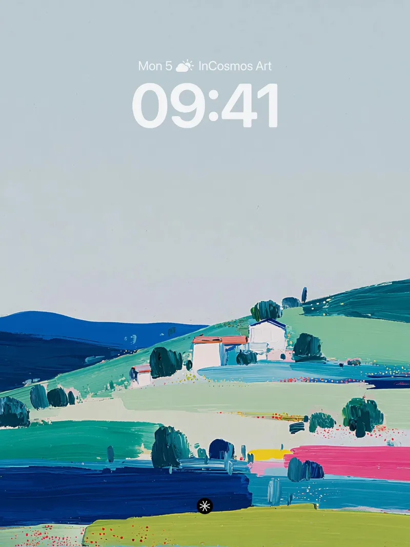 Surreal Hillscape Dream Background