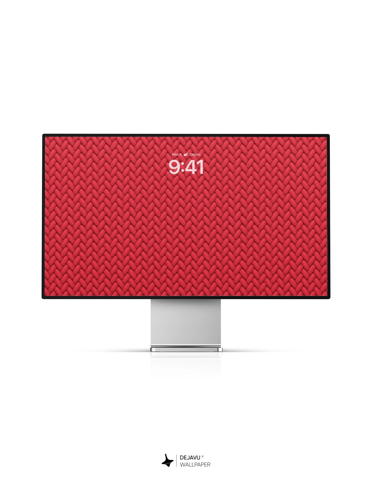 Woven Red Texture Wallpaper 8K