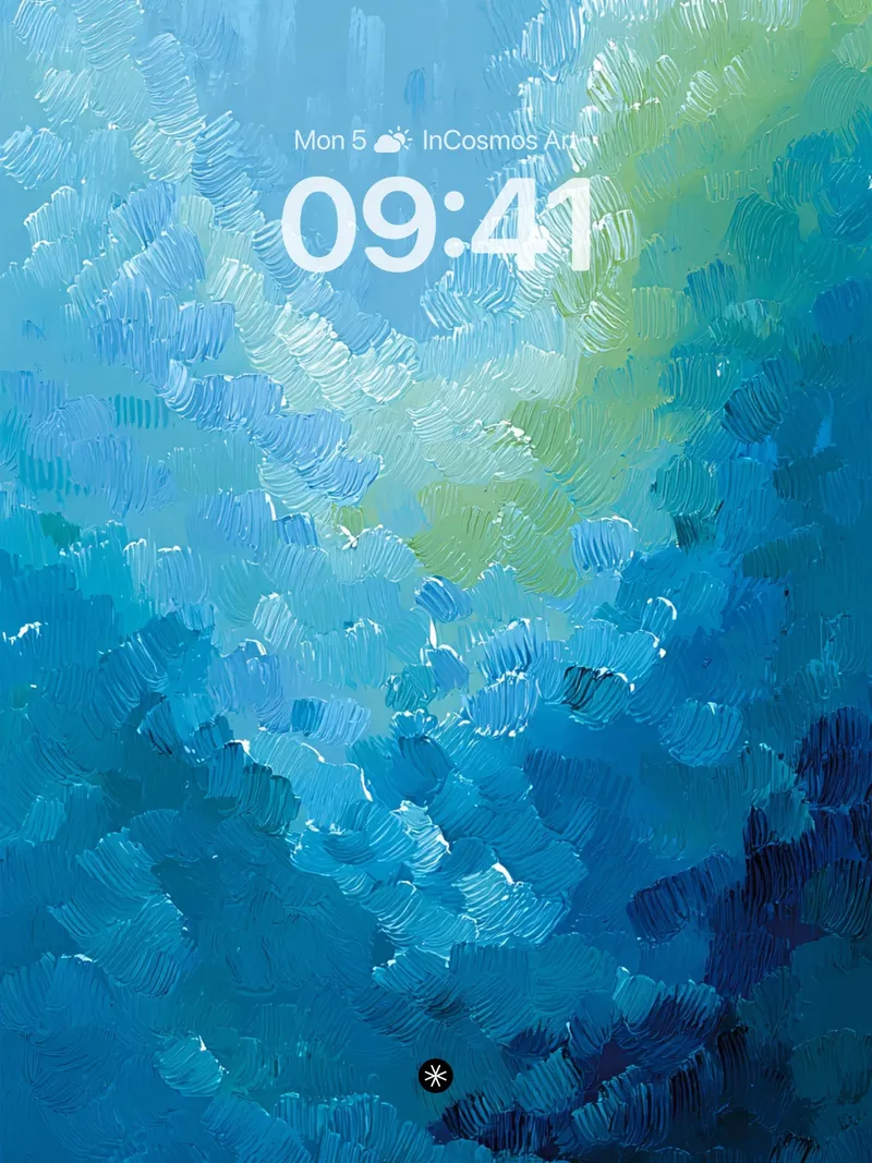 Ethereal Underwater Gradient Wallpaper Background