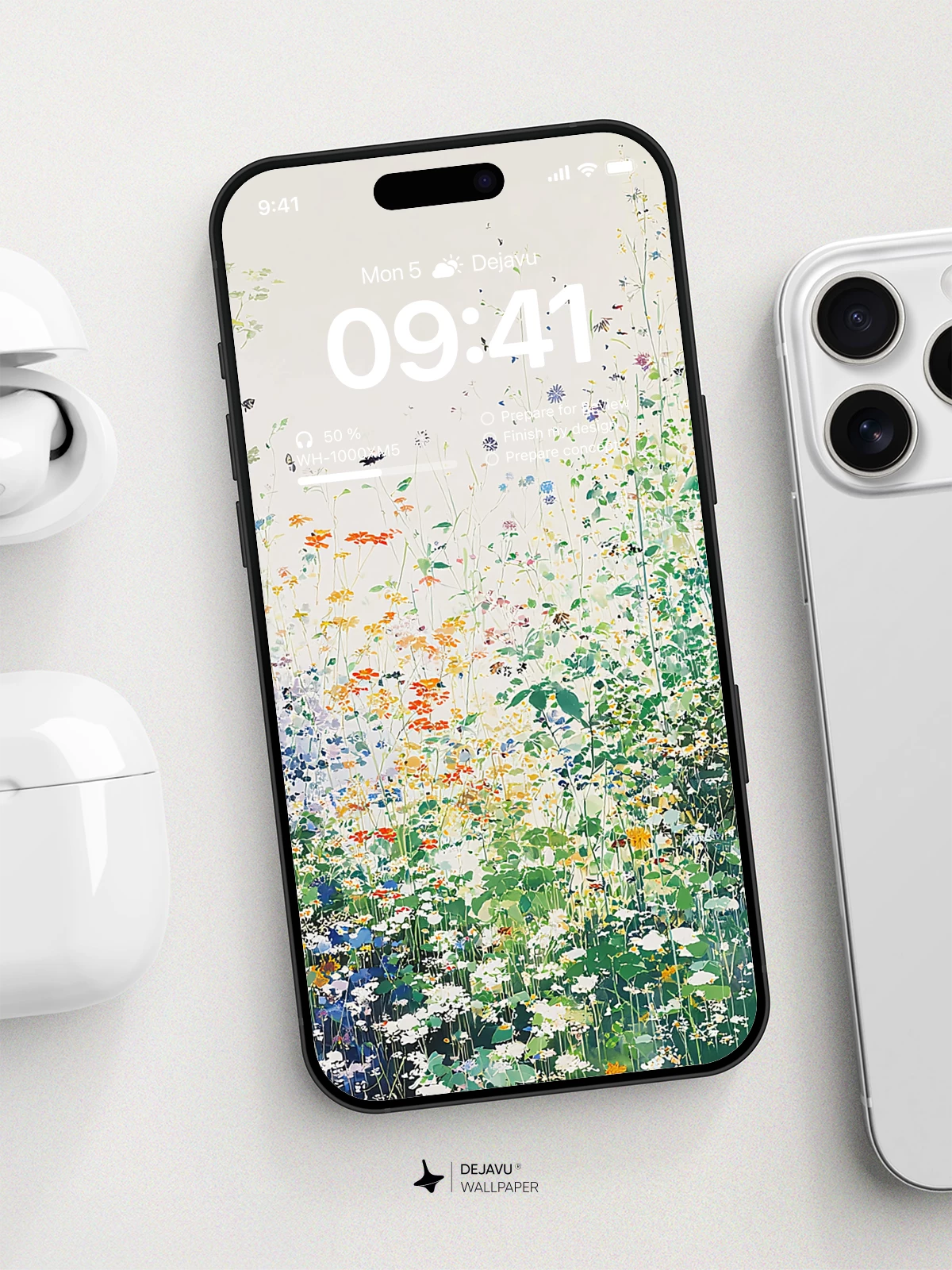 Wildflower Meadow Wallpaper 8K
