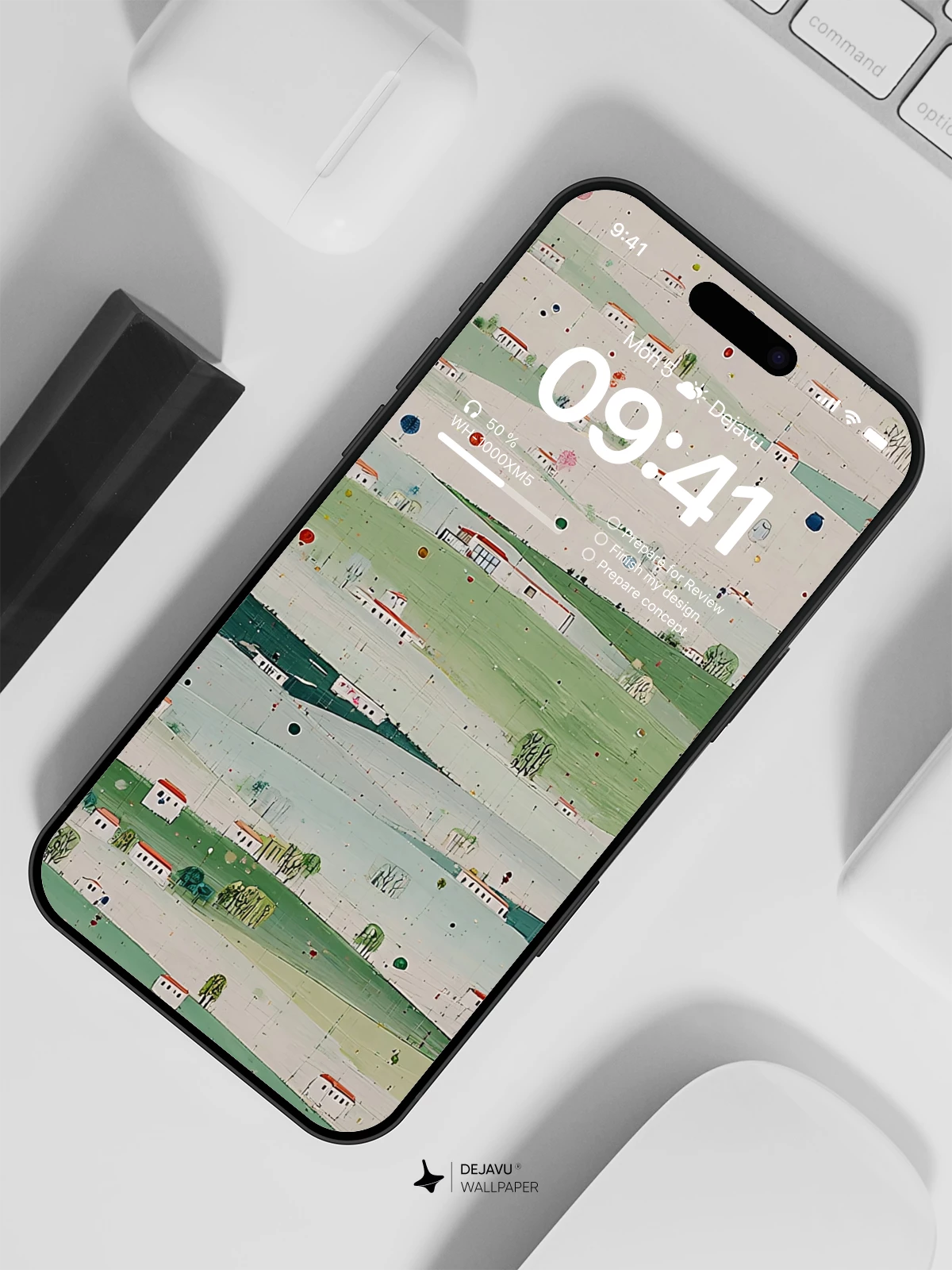 Whimsical Village Dreams Wallpaper 8K