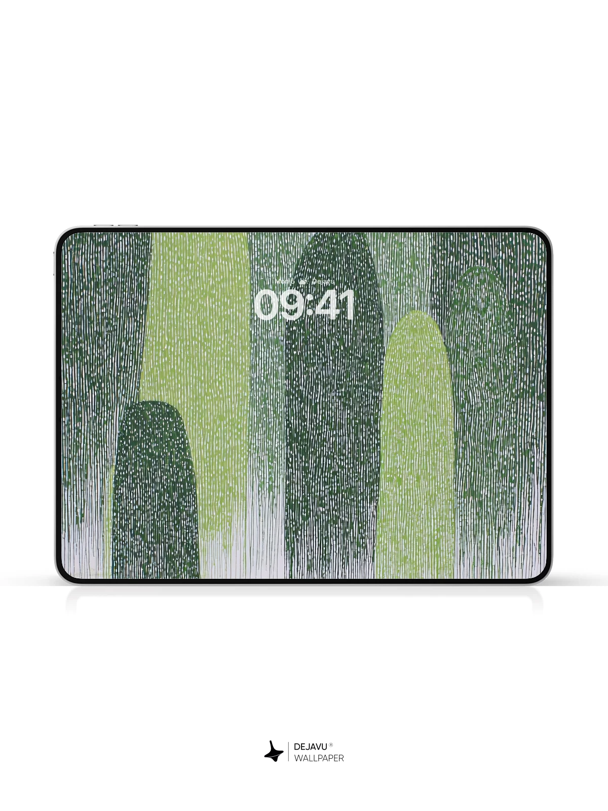Forest Rain Illustration Wallpaper 8K