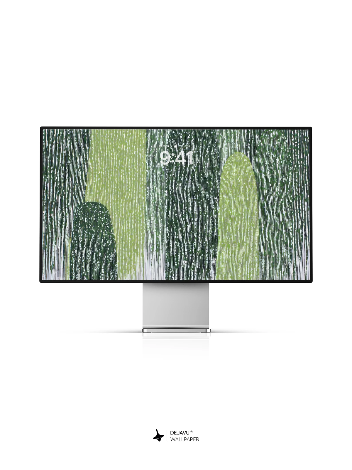 Forest Rain Illustration Wallpaper 8K