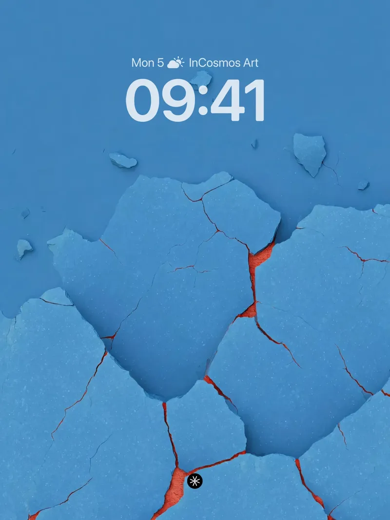 Cracked Serenity Abstract Background