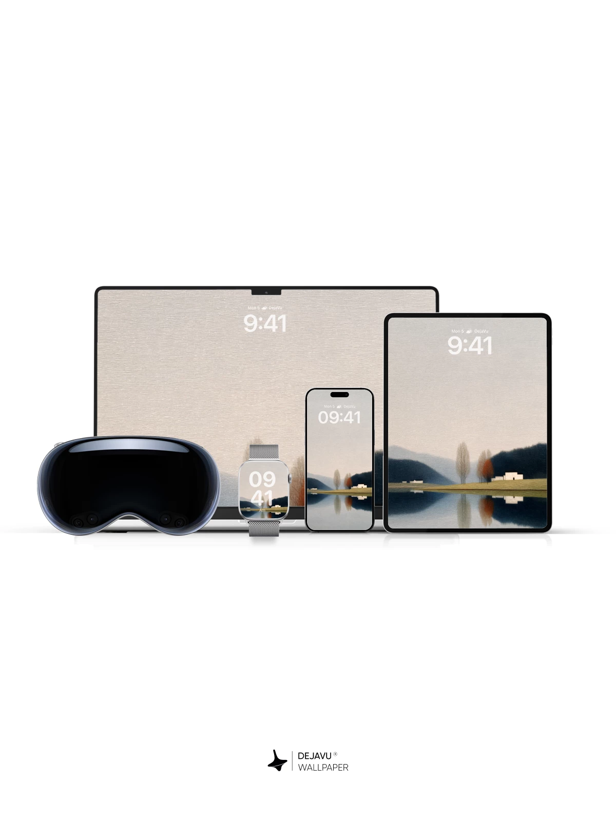 Serene Lakeside Reflection 8K Wallpaper for iPhone & Android