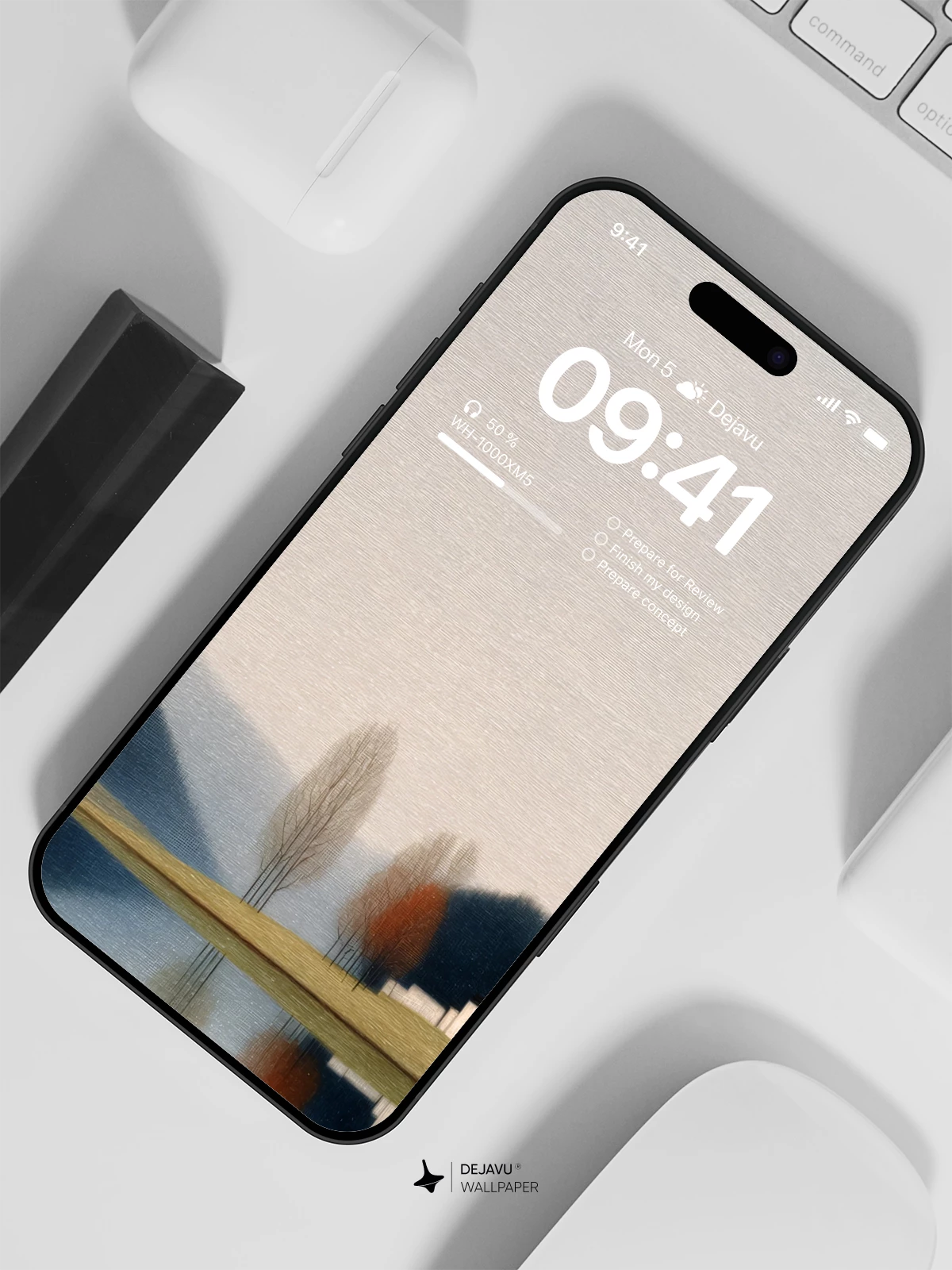 Serene Lakeside Reflection 8K Wallpaper for iPhone & Android