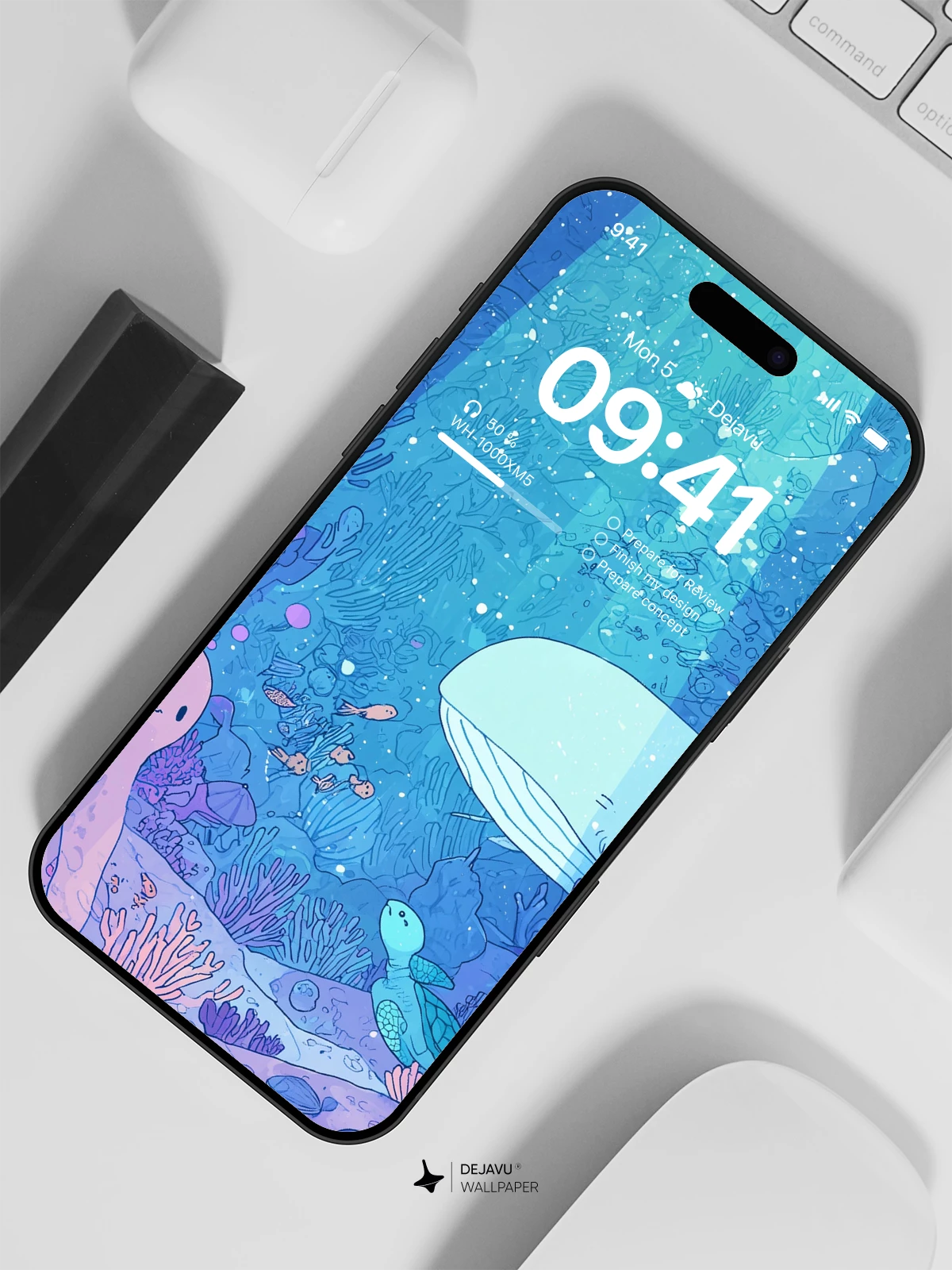 Whimsical Underwater 8K Wallpaper for Phone