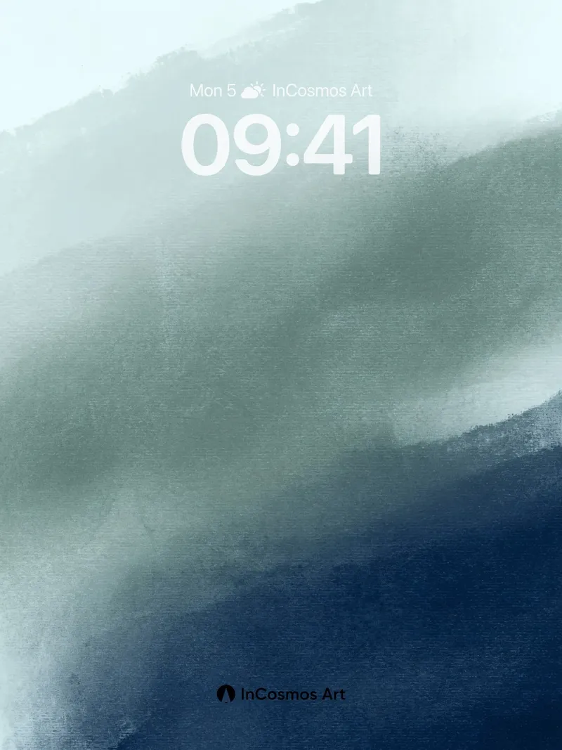 Quiet Mist Gradient Wallpaper with Soft Haze