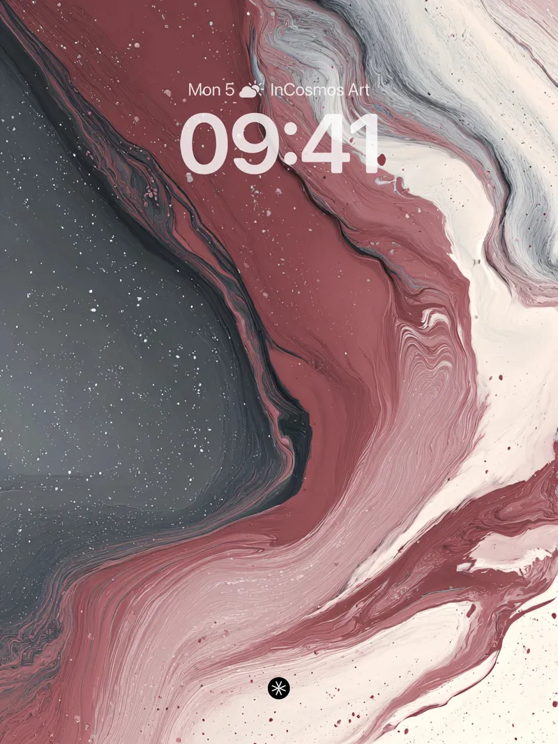 Fluid Serenity Wallpaper with Marbled Haze
