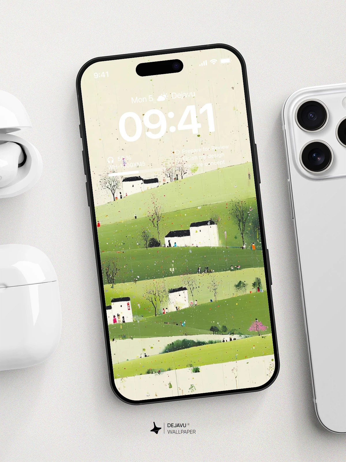 Whimsical Rolling Hills Wallpaper 8K