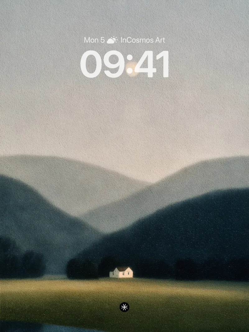Misty Moonlit Valley Wallpaper with Silent Hills