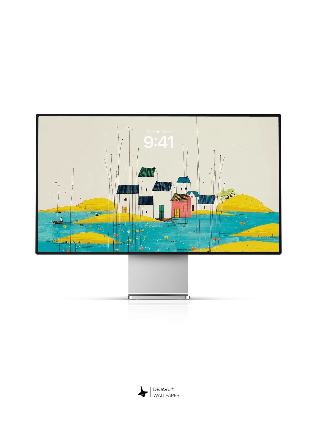 Whimsical Village Escape 8K Wallpaper