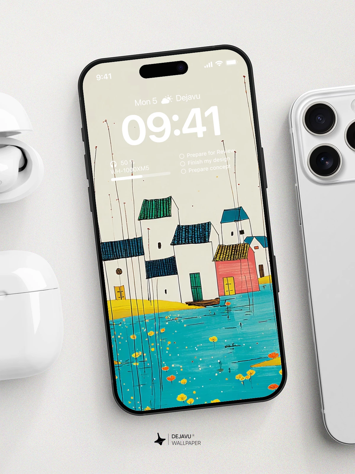 Whimsical Village Escape 8K Wallpaper