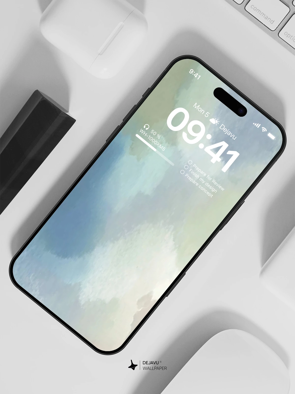 Watercolor Wash 8K Wallpaper for iPhone & Android