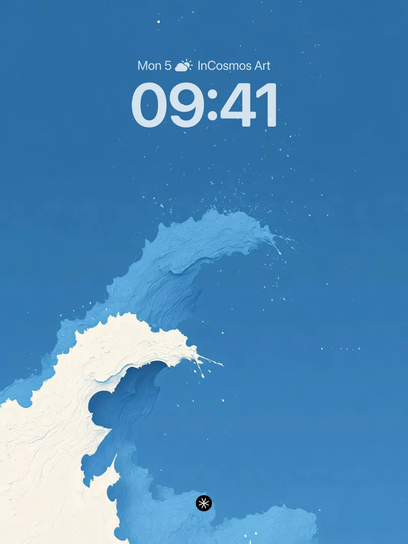Serene Ocean Wave Wallpaper