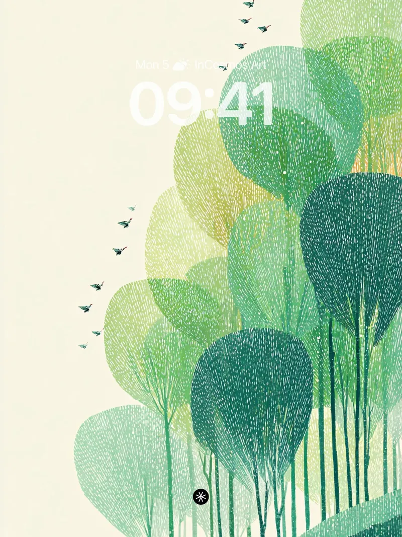 Whispering Forest Wallpaper