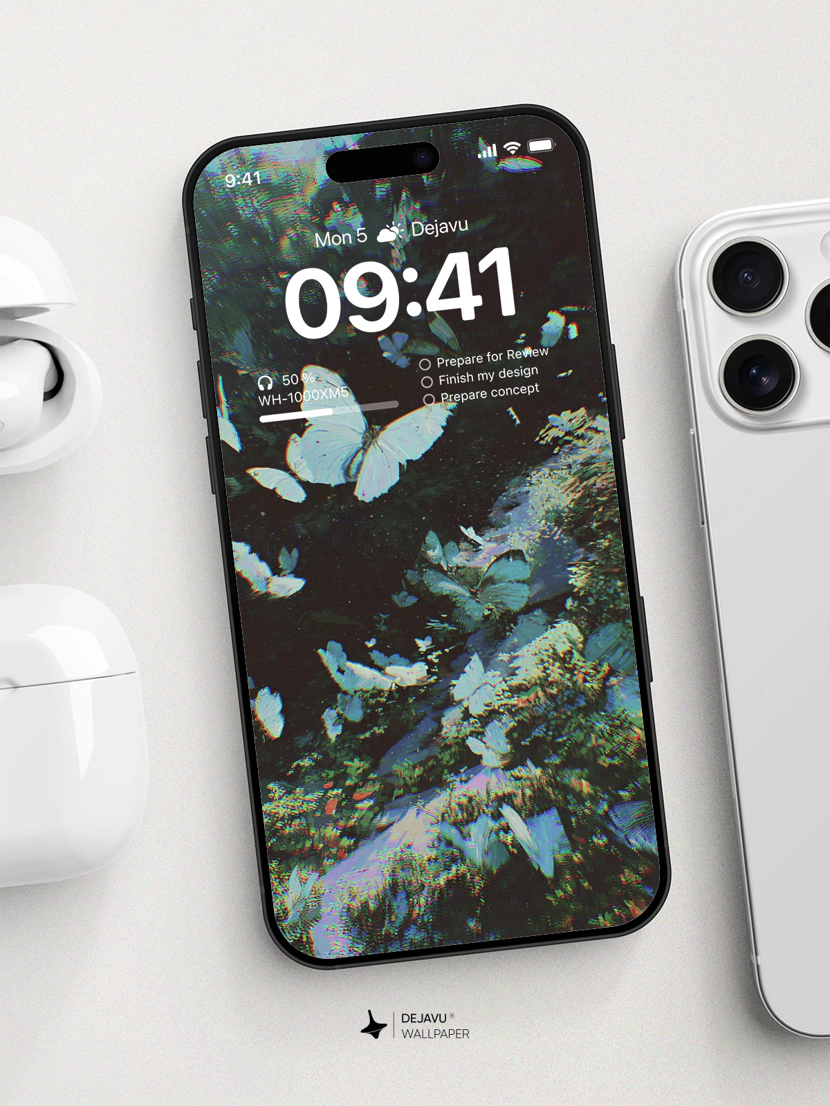 White Butterfly Dream 8K Wallpaper for Phone and Mobile
