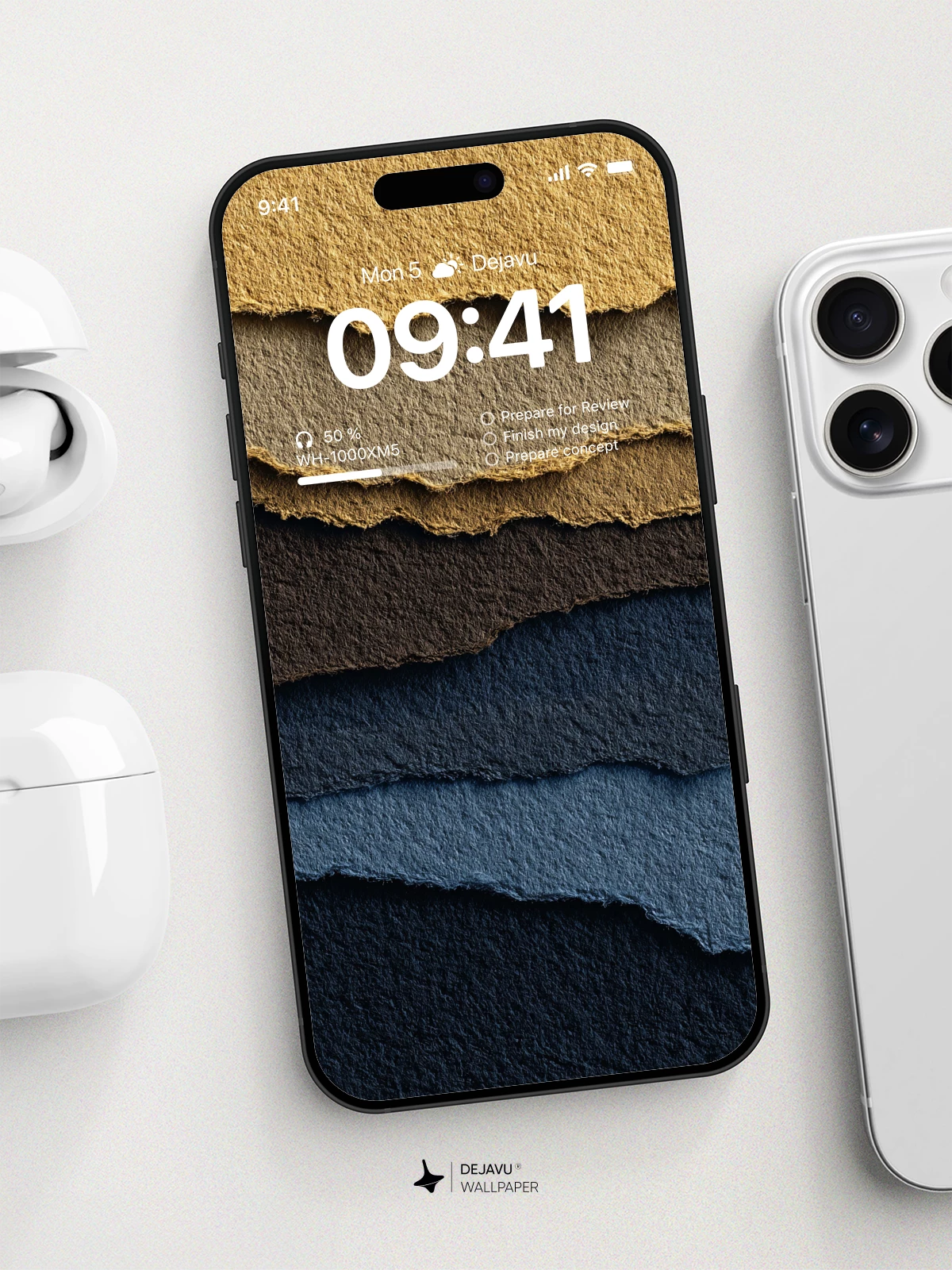 Torn Paper Texture Wallpaper 8K