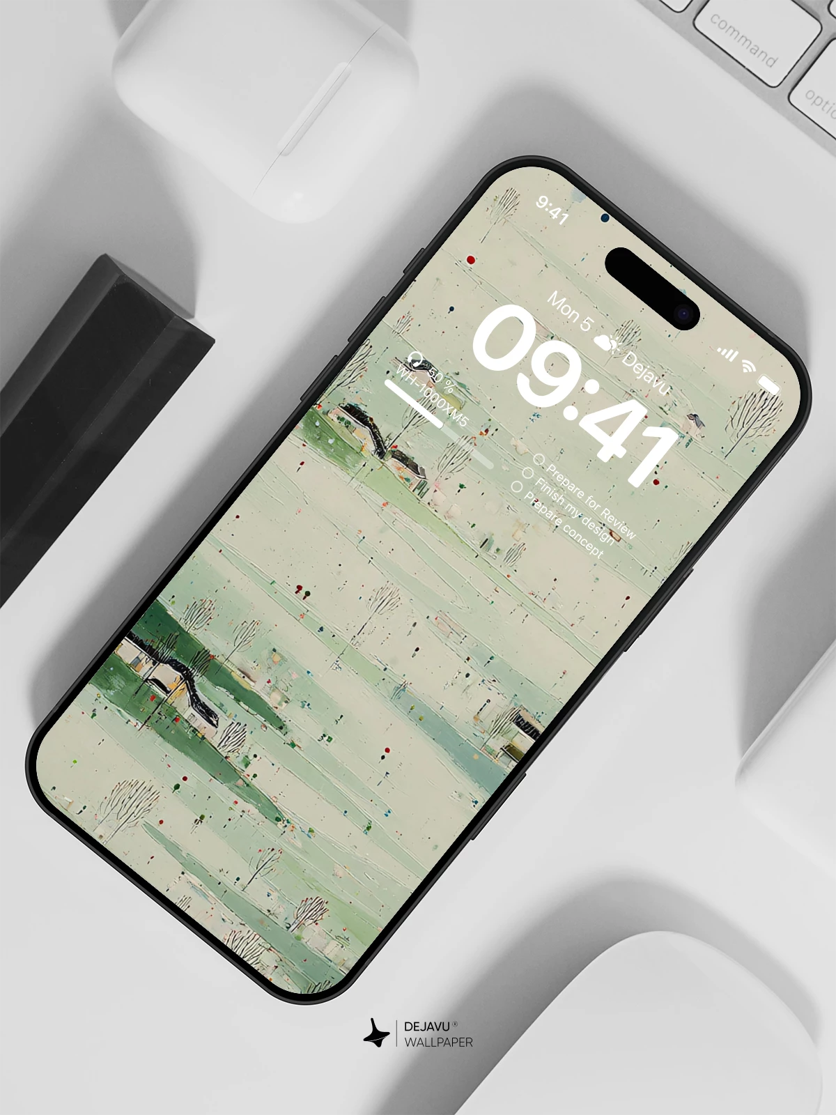 Wu Guanzhong Style 8K Wallpaper