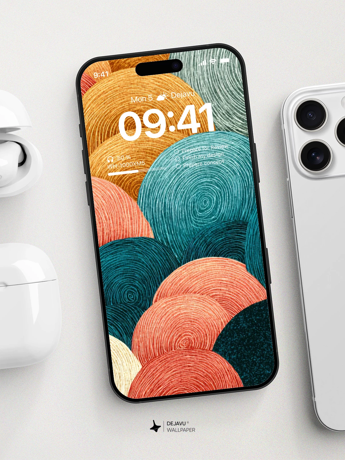 Woven Circles 8K Wallpaper
