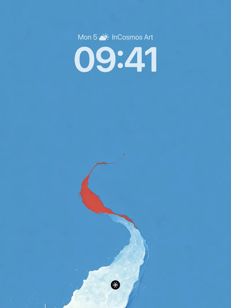 流动火焰抽象背景
