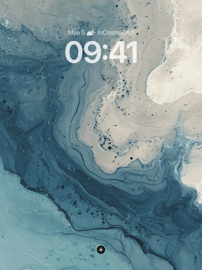 Serene Fluidity Wallpaper with Whispering Tides