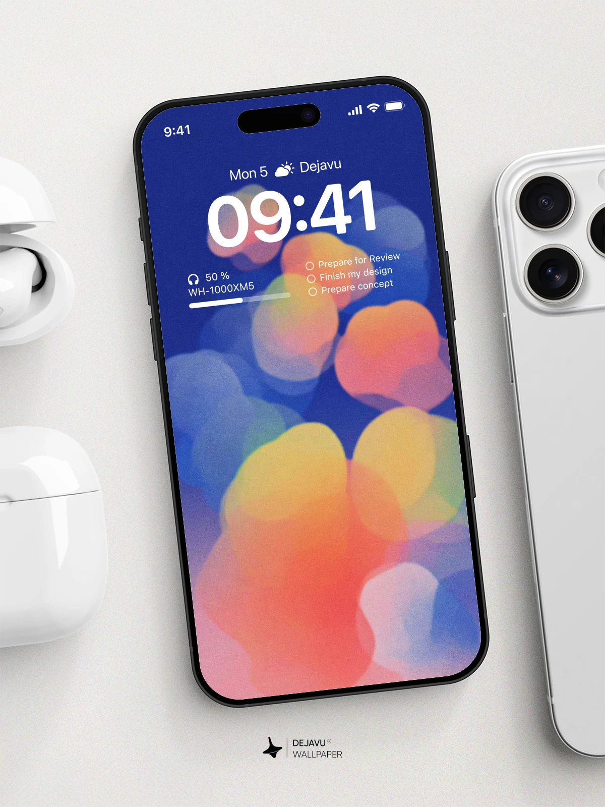 8K Abstract Dreamy Bubbles Wallpaper for iPhone & Android