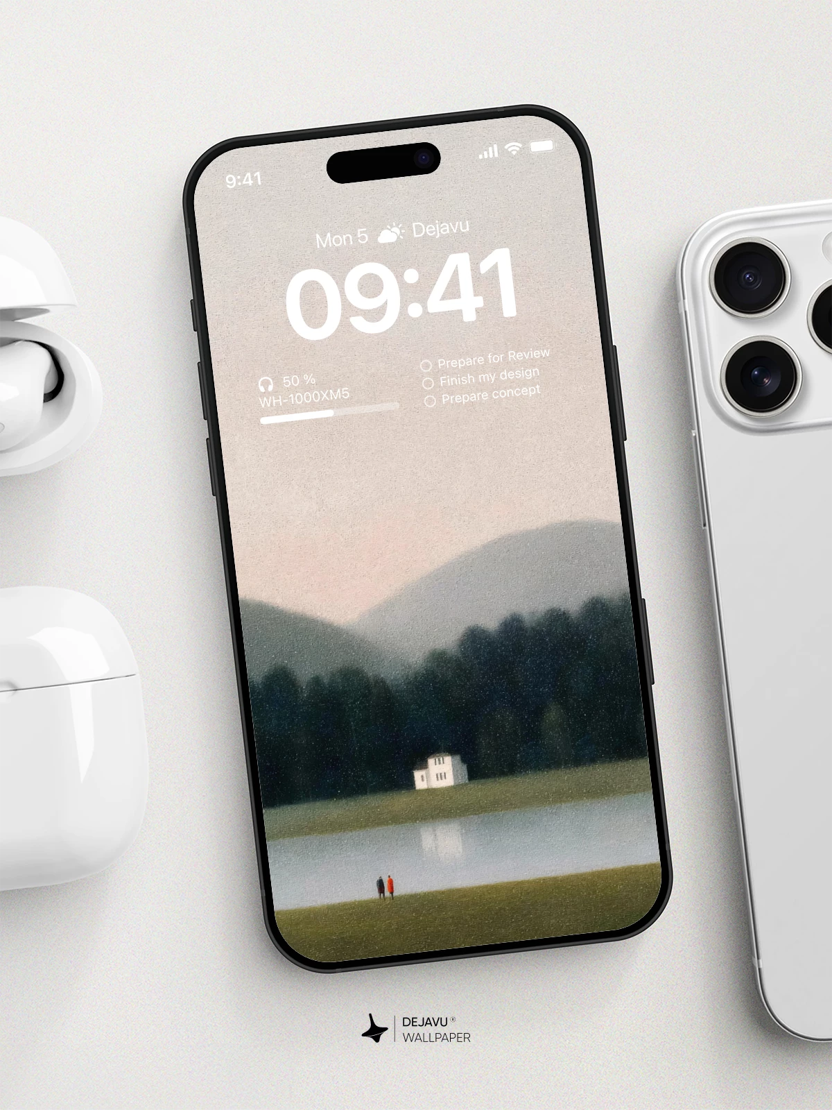 Misty Mountain Retreat 8K Wallpaper for Mobile