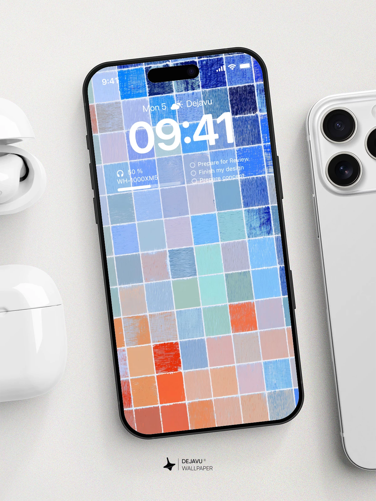 Woven Color Field Wallpaper 8K