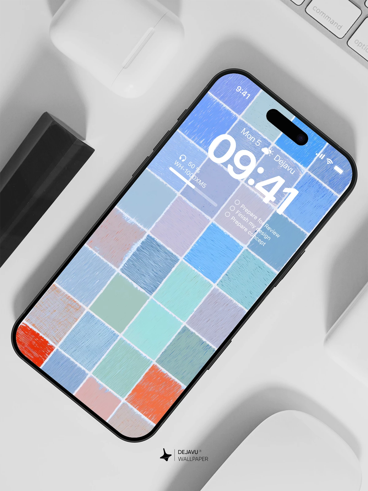 Woven Color Field Wallpaper 8K