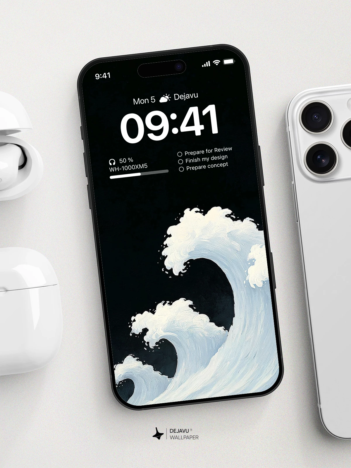 Ocean Wave Wallpaper 4K for iPhone Lock Screen