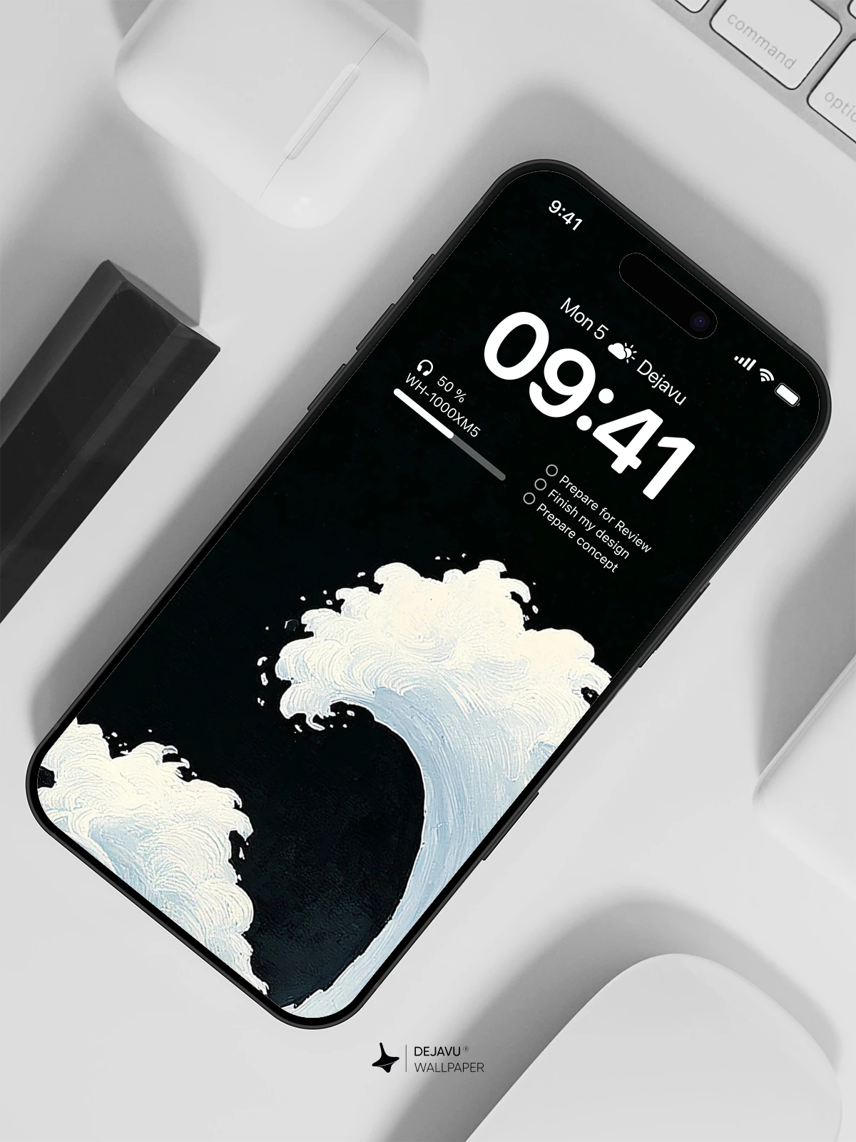 Ocean Wave Wallpaper 4K for iPhone Lock Screen