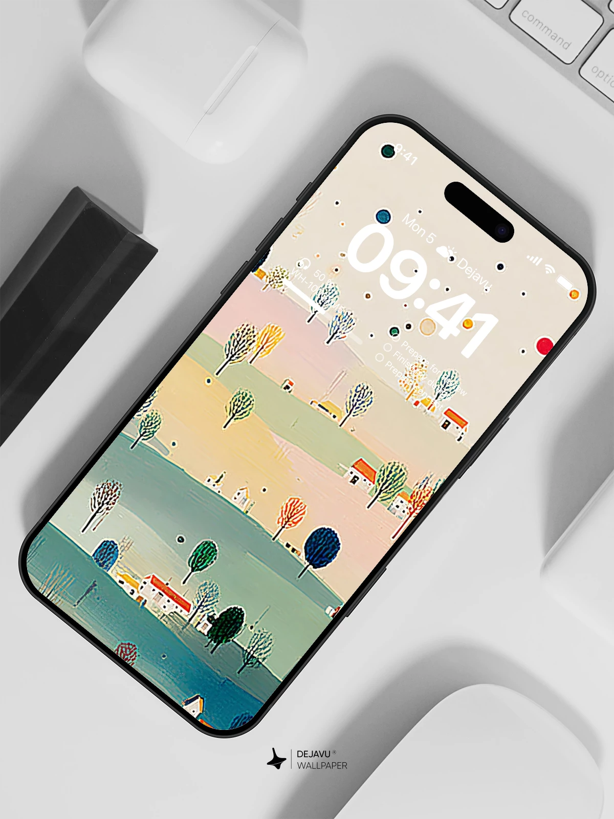 Abstract Landscape Wallpaper 4K for Mobile Background