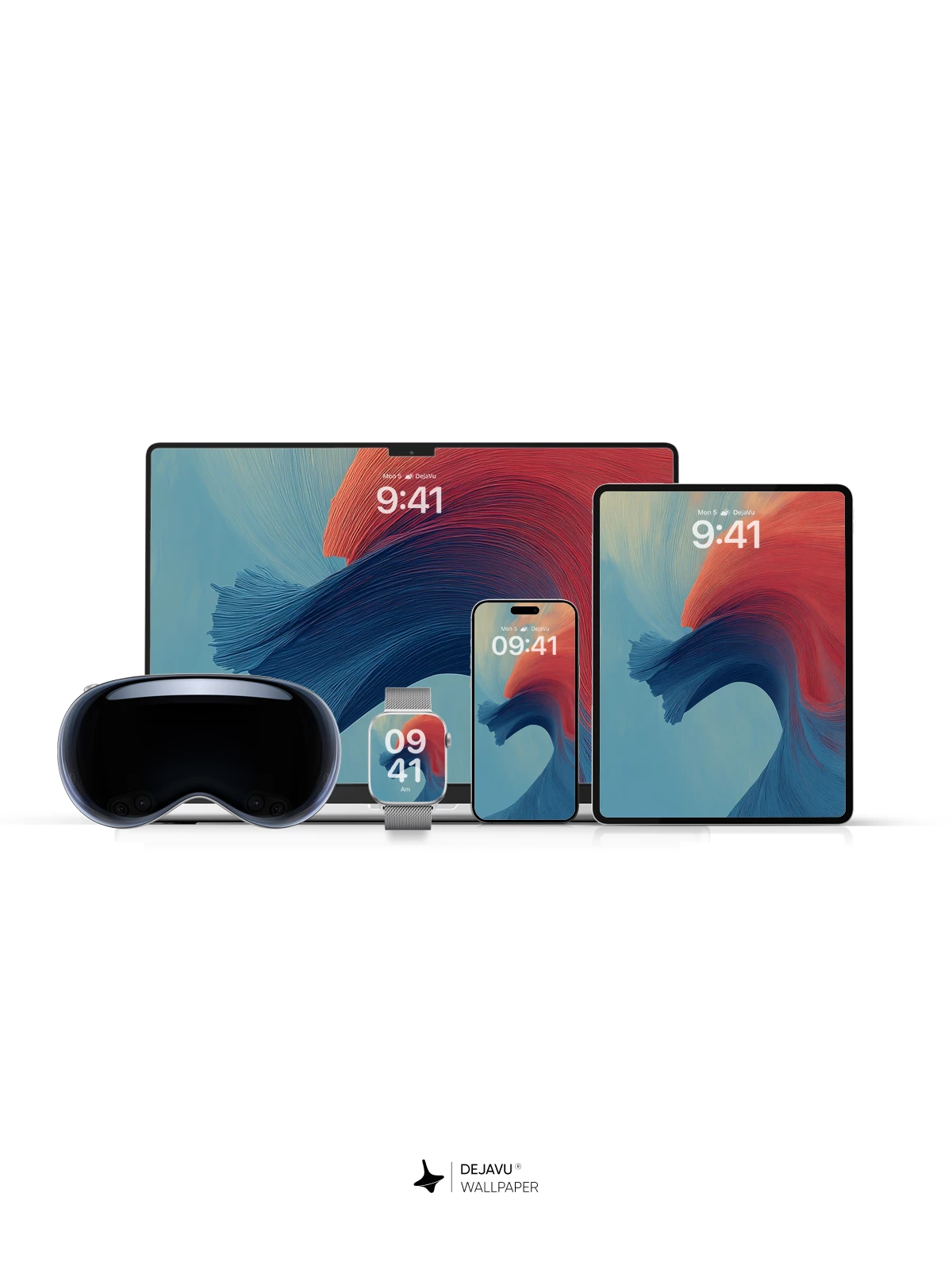 抽象波浪流体艺术壁纸 4K 用于iPhone锁屏
