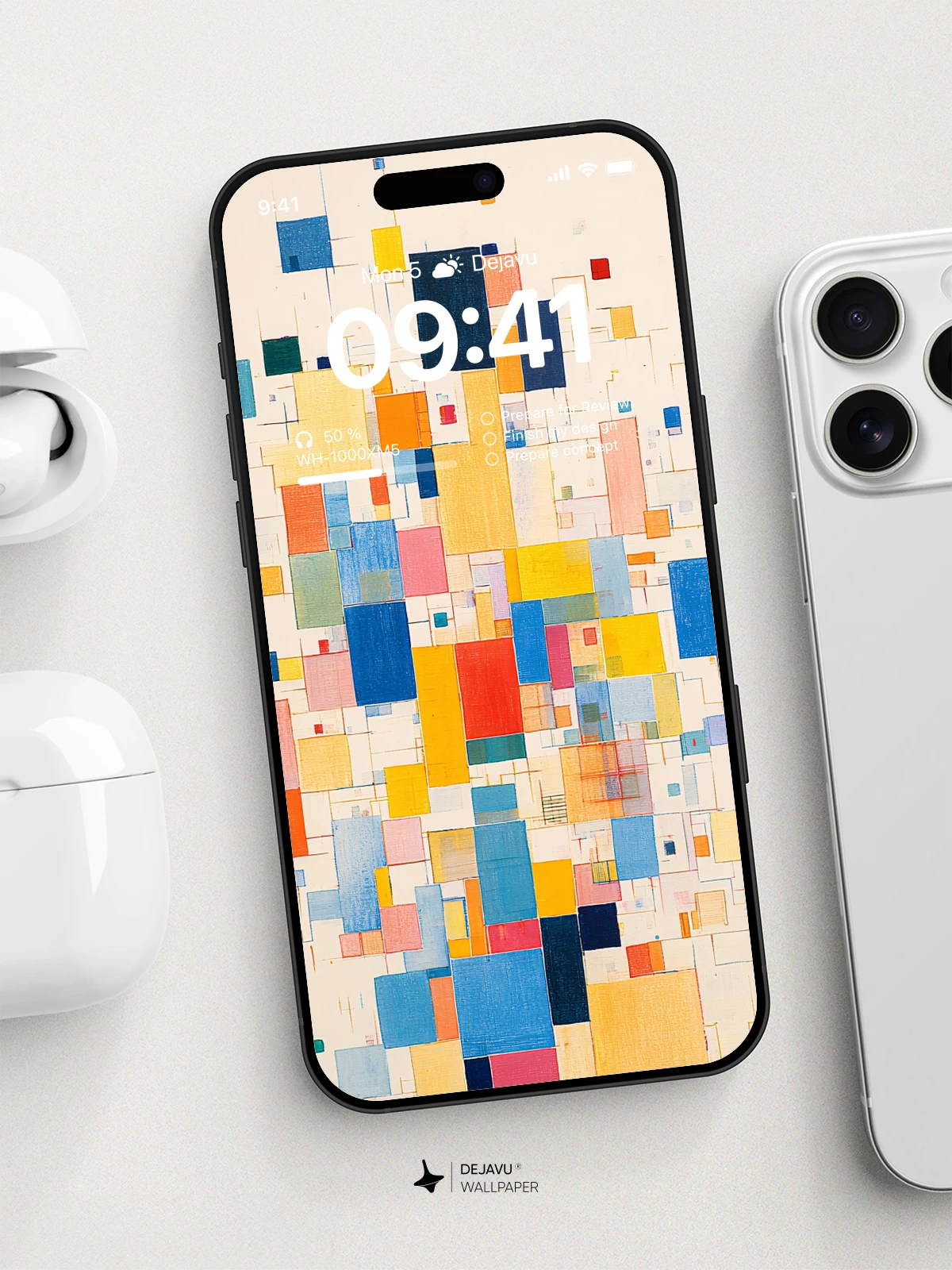 Abstract Geometric Wallpaper 4K for iPhone Lock Screen