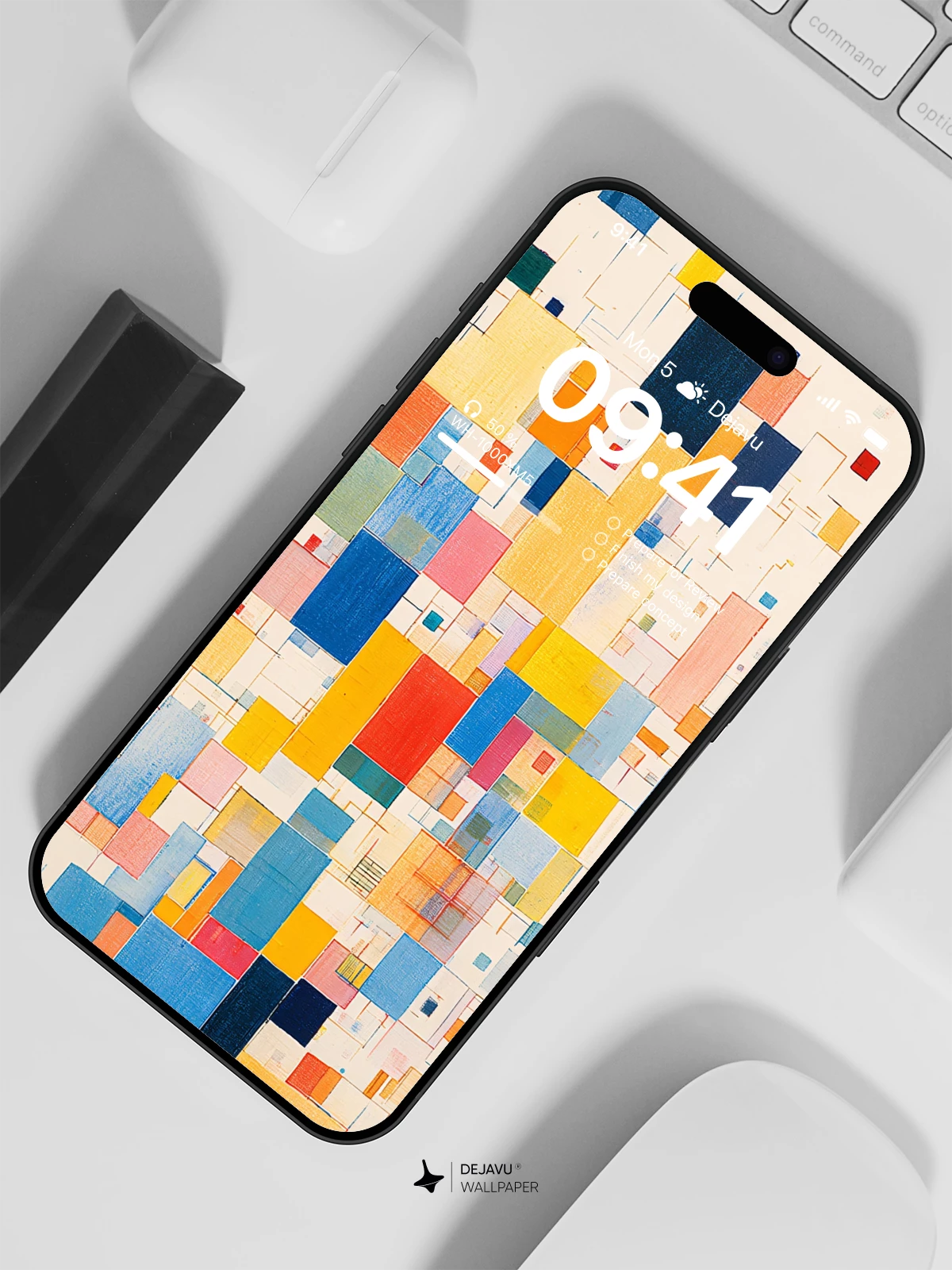 Abstract Geometric Wallpaper 4K for iPhone Lock Screen