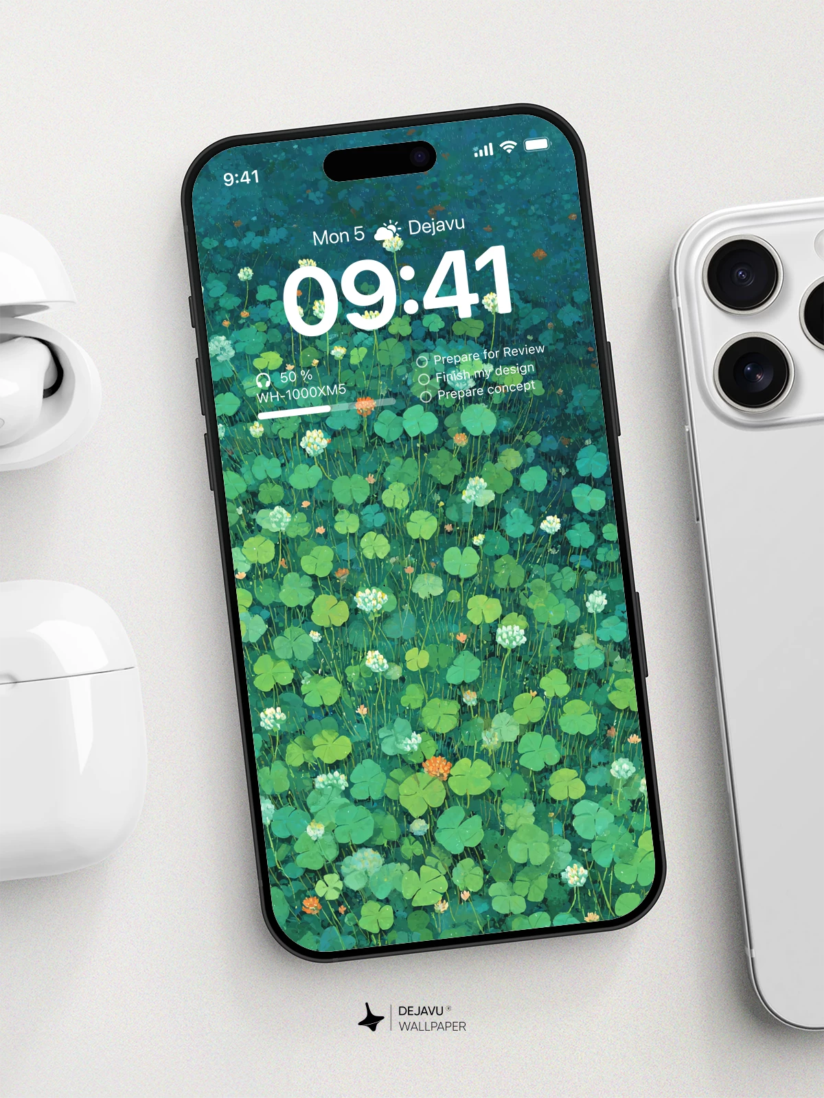 Clover Field Wallpaper 4K for iPhone Lock Screen