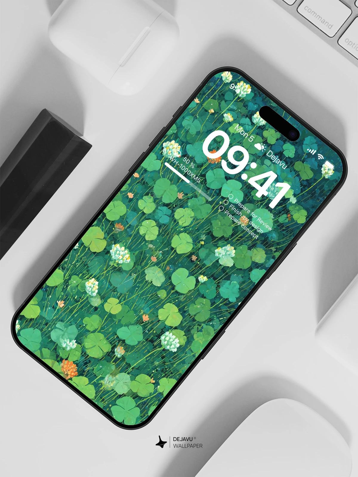 Clover Field Wallpaper 4K for iPhone Lock Screen