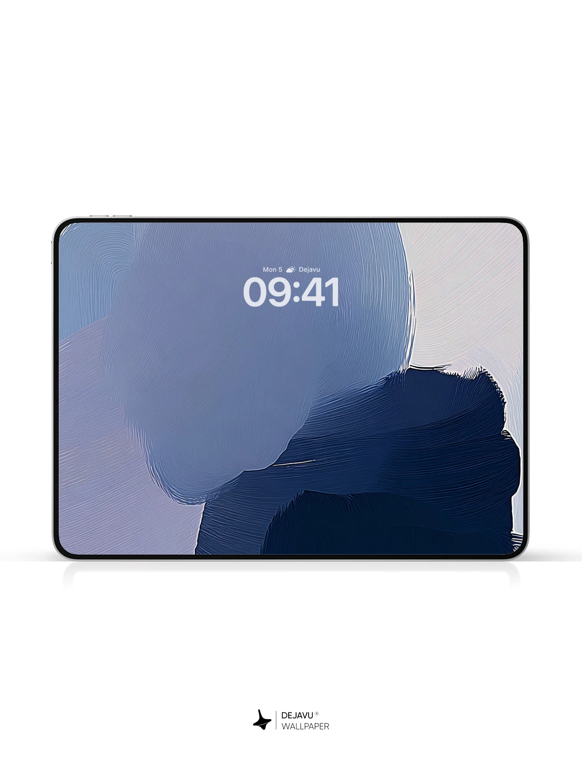 Abstract Blue Gradient Wallpaper 4K for iPhone Lock Screen