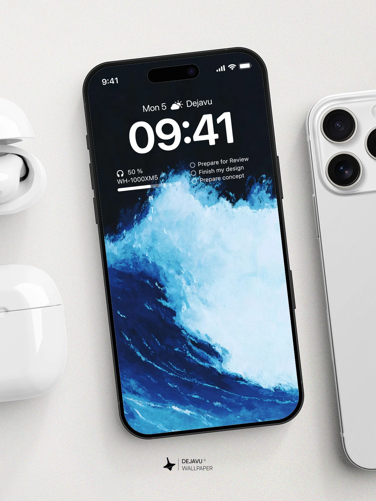 海浪壁纸4K适用于iPhone锁屏