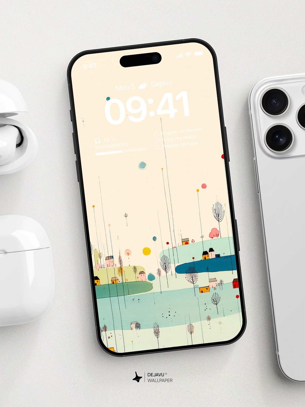 Minimalist Abstract Wallpaper 4K for iPhone Lock Screen