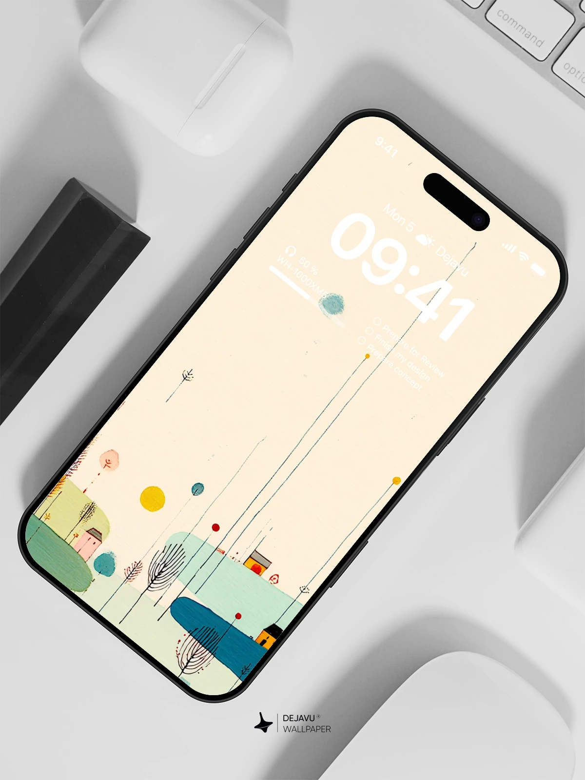 Minimalist Abstract Wallpaper 4K for iPhone Lock Screen