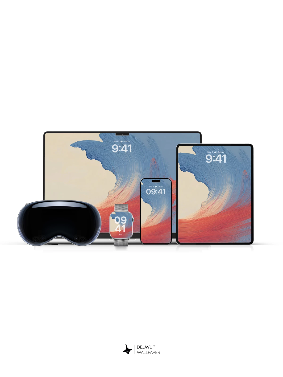 抽象波浪艺术壁纸 4K 用于iPhone锁屏