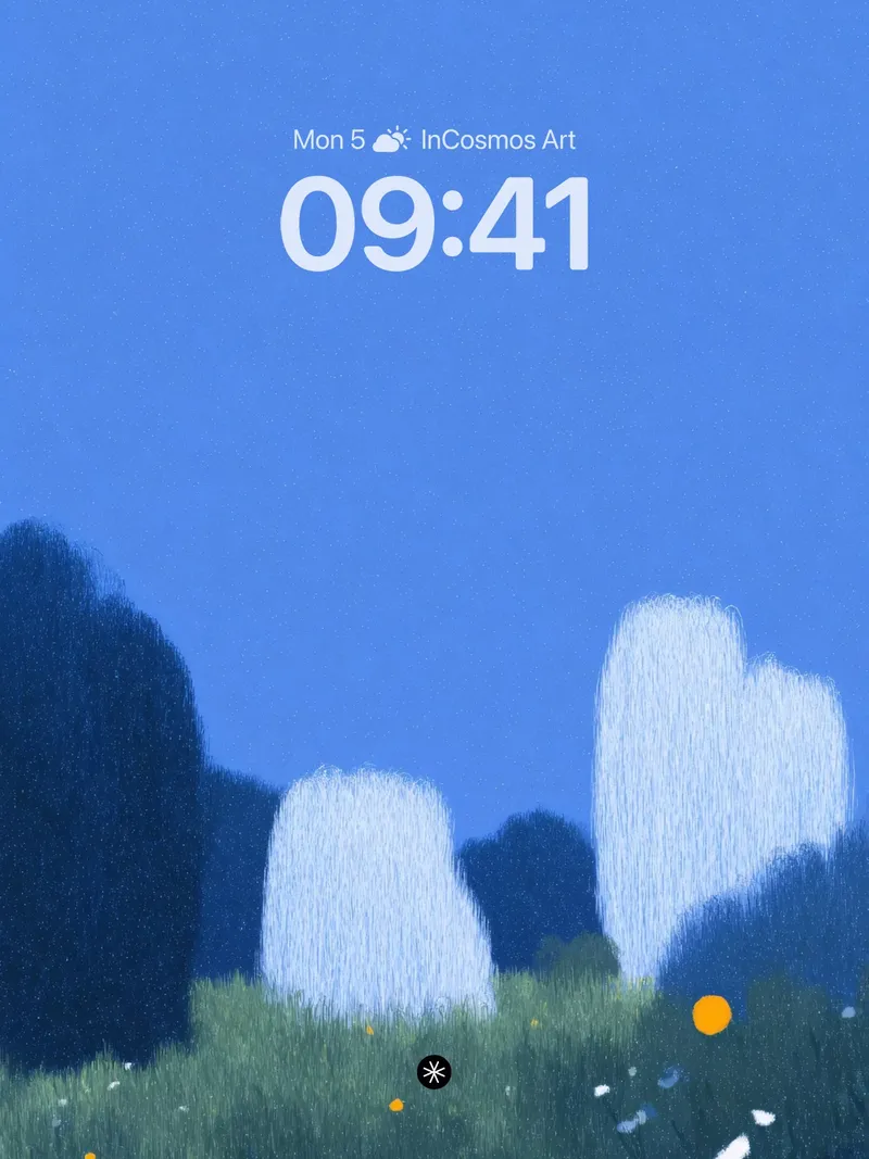 Serene Meadow Whisper Wallpaper